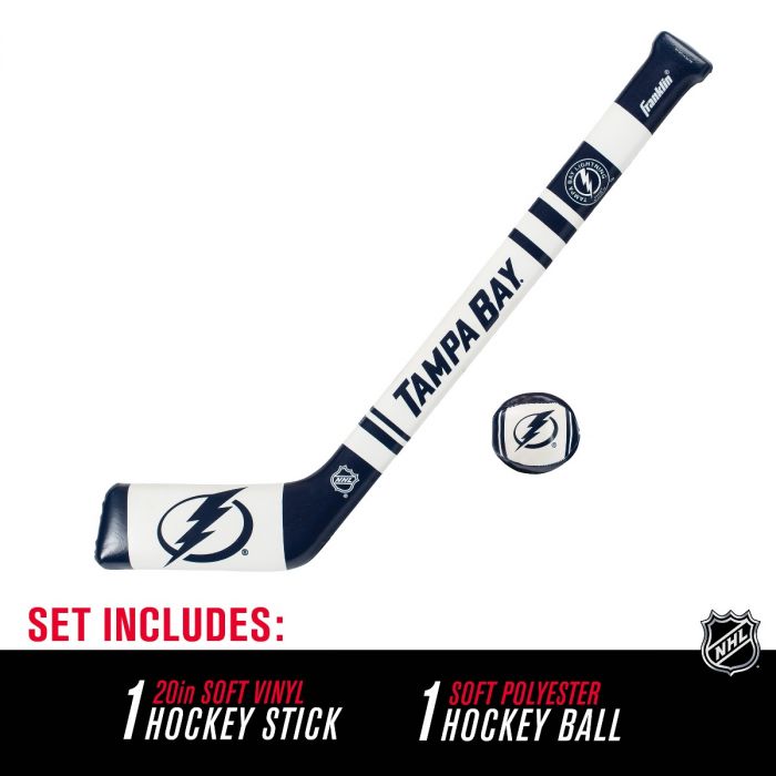Tampa Bay Lightning Franklin Soft Hockey Stick and Puck Set