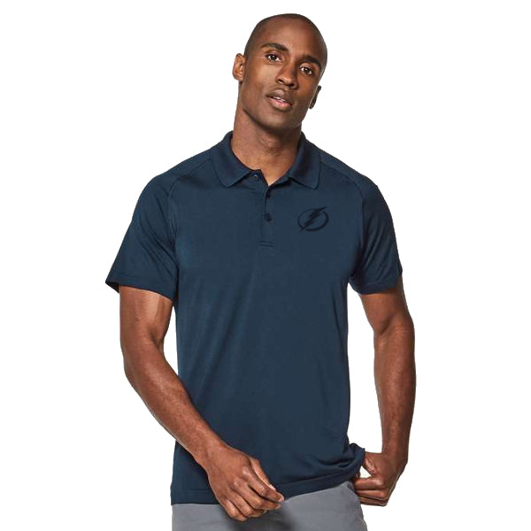 Men's Tampa Bay Lightning lululemon True Navy Metal Vent Tech Polo 2.0