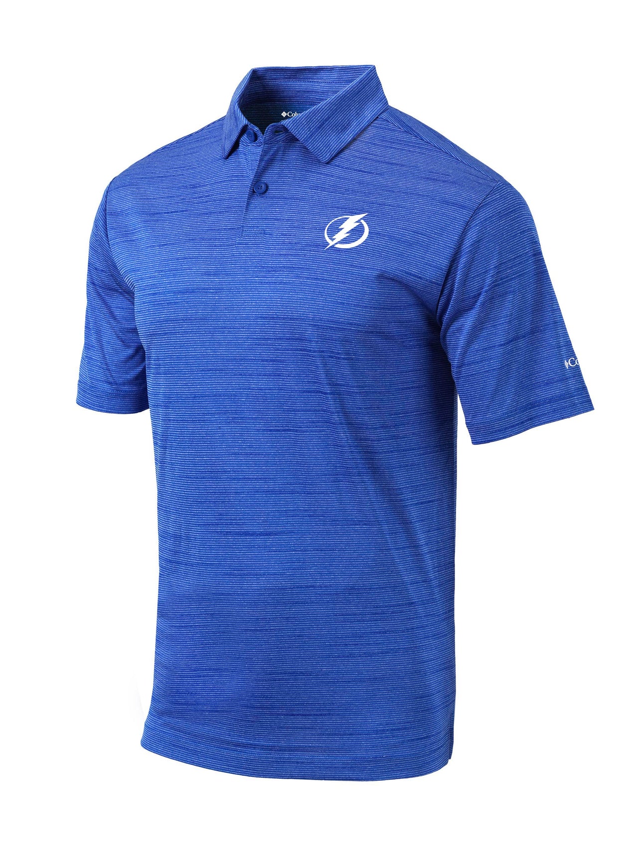 Mens Tampa Bay Lightning Columbia Royal Blue Omni Wick Set Polo  (S Only)