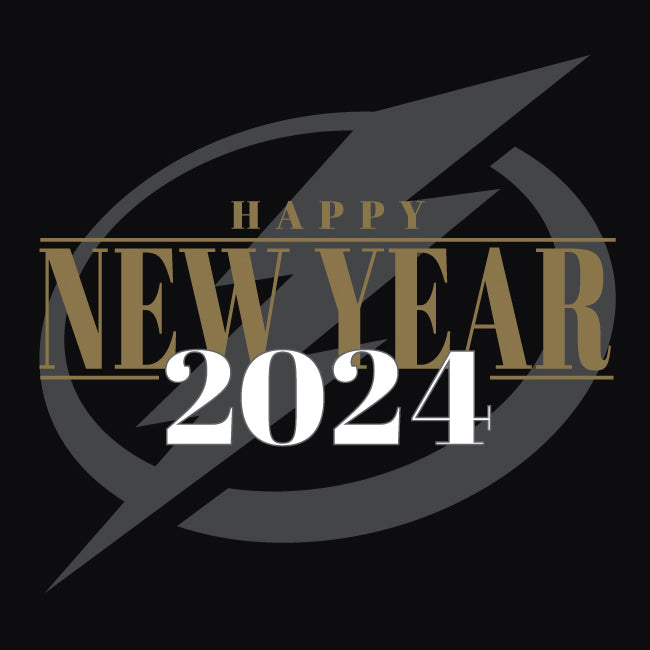 Tampa Bay Lightning Limited Edition Happy New Year 2024 Tee