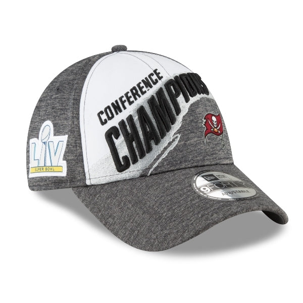 Tampa Bay Buccaneers New Era NFC Champions Locker Room Adjustable Hat