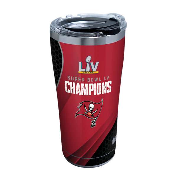 Tampa Bay Buccaneers Super Bowl LV Champions 20oz Stainless Steel Tervis Tumbler