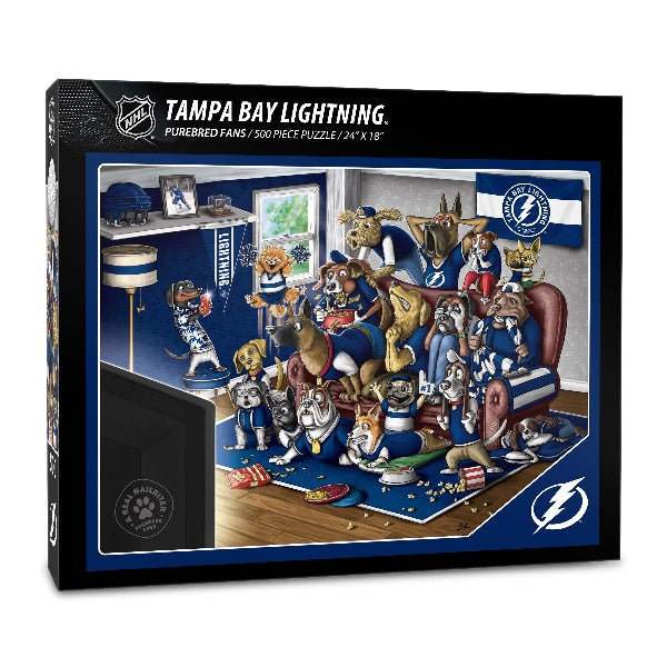 Tampa Bay Lightning YouTheFan 500-Piece Dog Puzzle