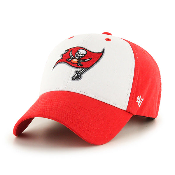 Men's Tampa Bay Buccaneers '47 Adjustable White Two-Tone Fundamental MVP Hat