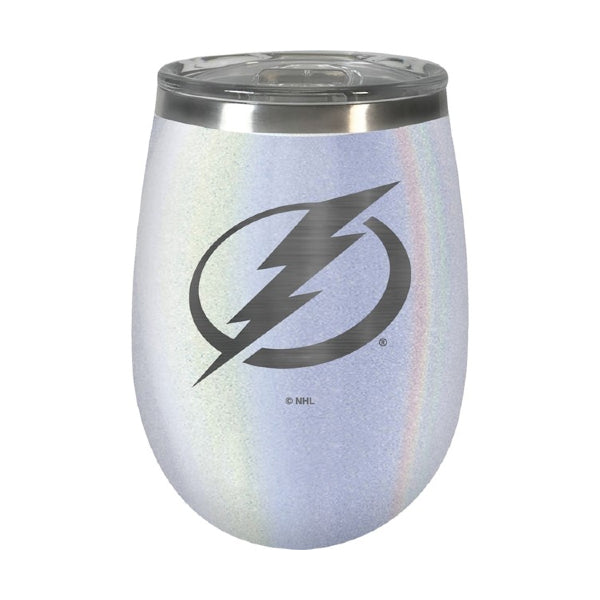 Tampa Bay Lightning 12oz Opal White Stainless Steel Wine Tumbler