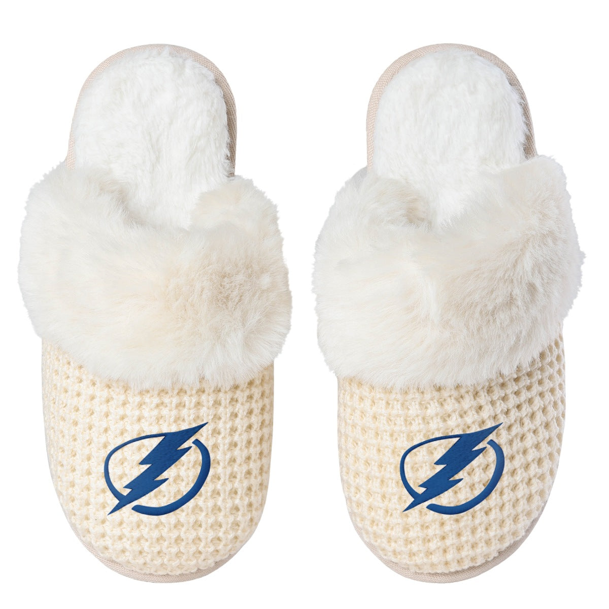 Women's Tampa Bay Lightning Cream Puff Slippers