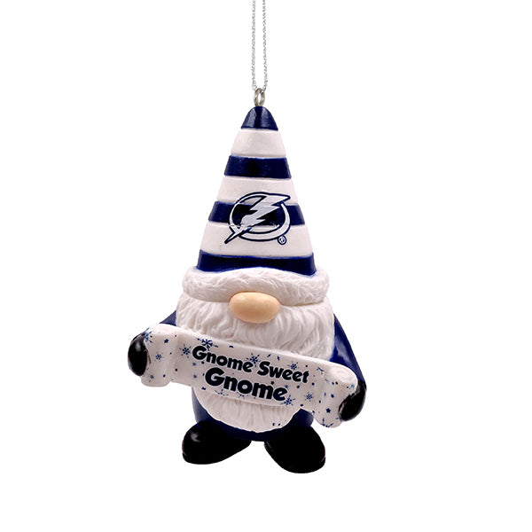 Tampa Bay Lightning Gnome Sweet Gnome Holiday Ornament