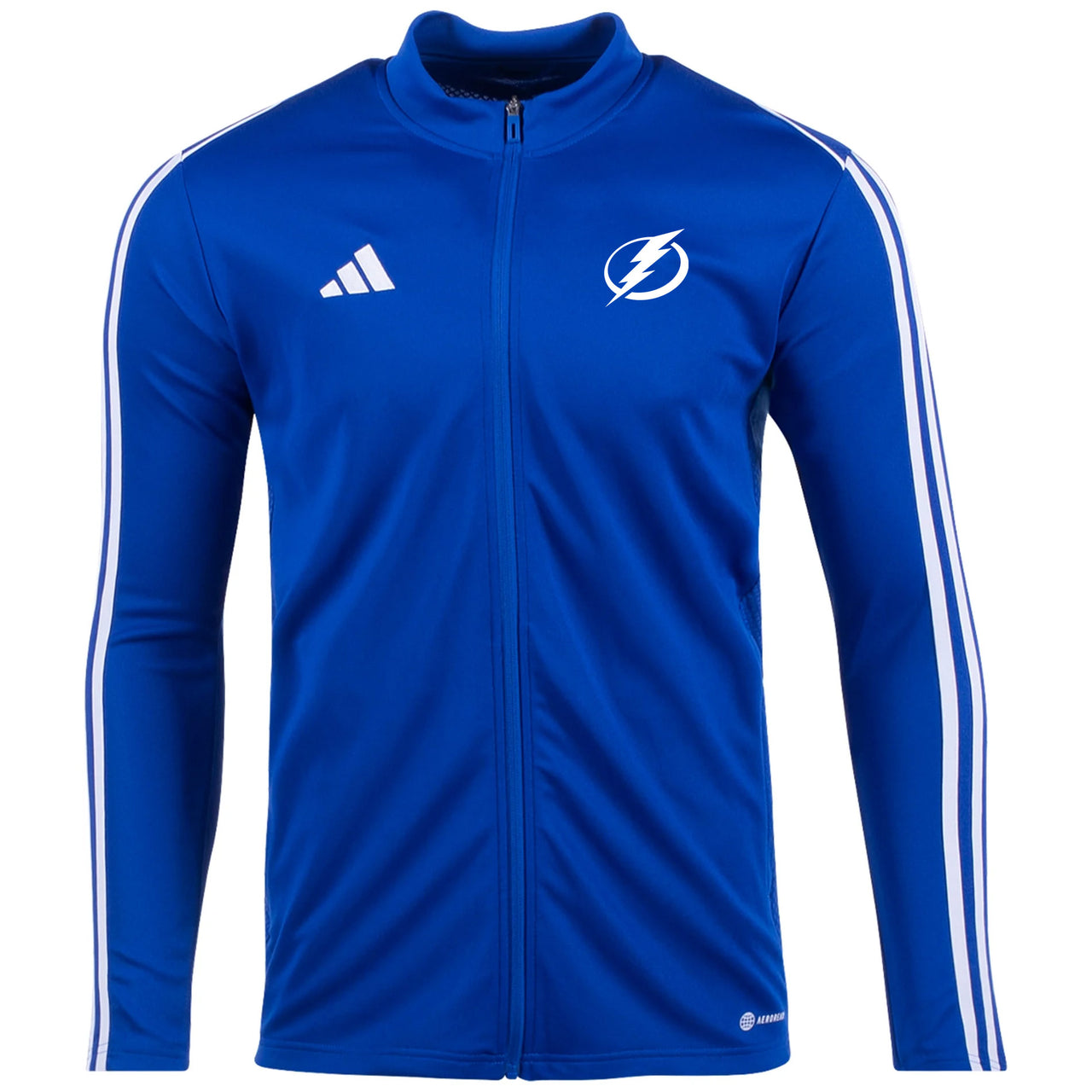 Men's Tampa Bay Lightning adidas Tiro 3-Stripe Full Zip