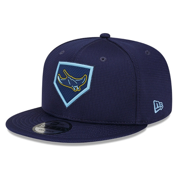 Tampa Bay Rays New Era Navy 2022 Clubhouse 9FIFTY Adjustable Snapback Hat