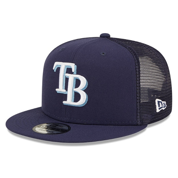 Tampa Bay Rays New Era Trucker 9FIFTY Adjustable Snapback Hat