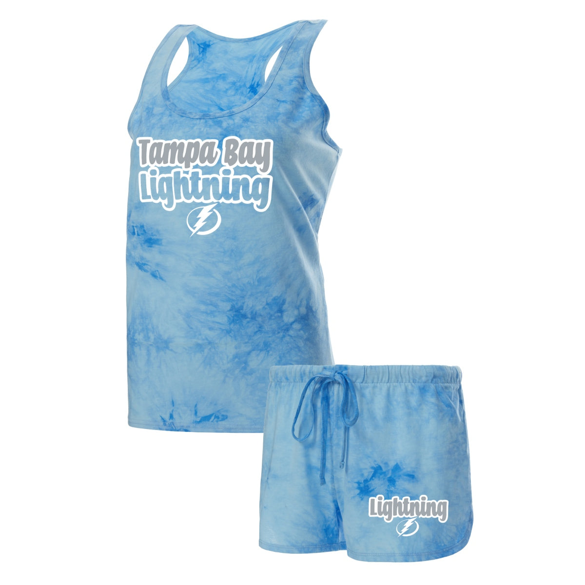 Women's Tampa Bay Lightning Shirt & Short Set (S & L ONLY)