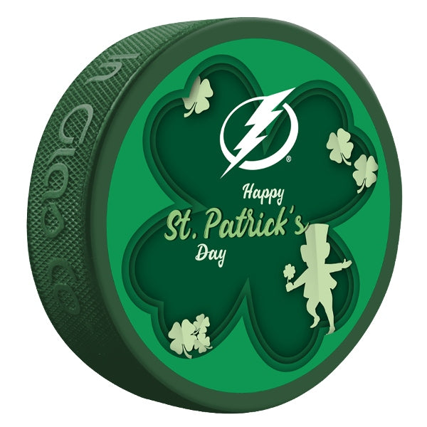 Tampa Bay Lightning Limited Edition St. Patrick's Day Puck