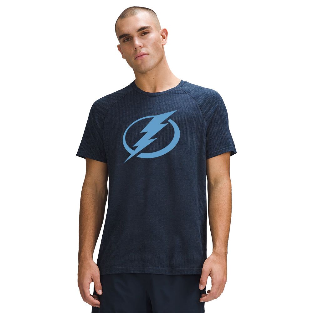 Men's Tampa Bay Lightning lululemon True Navy Metal Vent Tech Tee 2.0