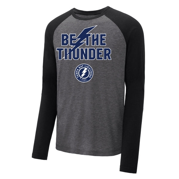 Men's Tampa Bay Lightning Be The Thunder Performance Raglan - 2XL ONLY