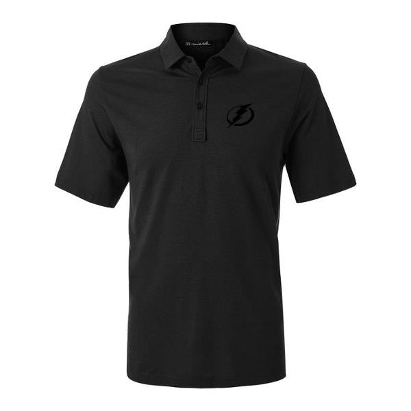 Men's Tampa Bay Lightning TravisMathew Black Zinna Polo