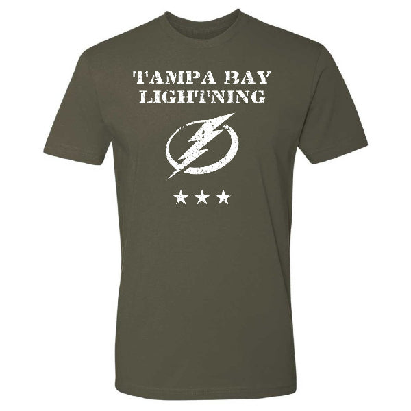 Men's Tampa Bay Lightning Military Tee - SMALL ONLY