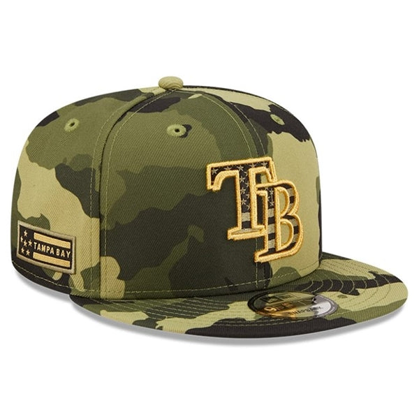 Tampa Bay Rays New Era 2022 Armed Forces Day 9FIFTY Snapback Adjustable Hat