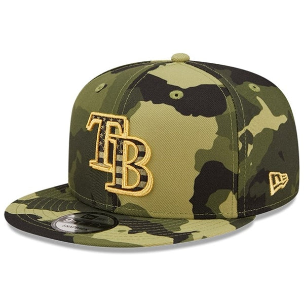 Tampa Bay Rays New Era 2022 Armed Forces Day 9FIFTY Snapback Adjustable Hat