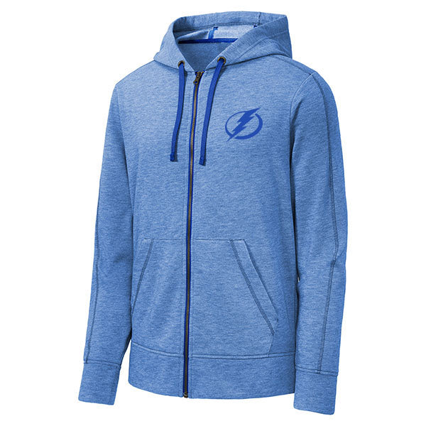 Men's Tampa Bay Lightning Full Zip Tri-blend Hoodie