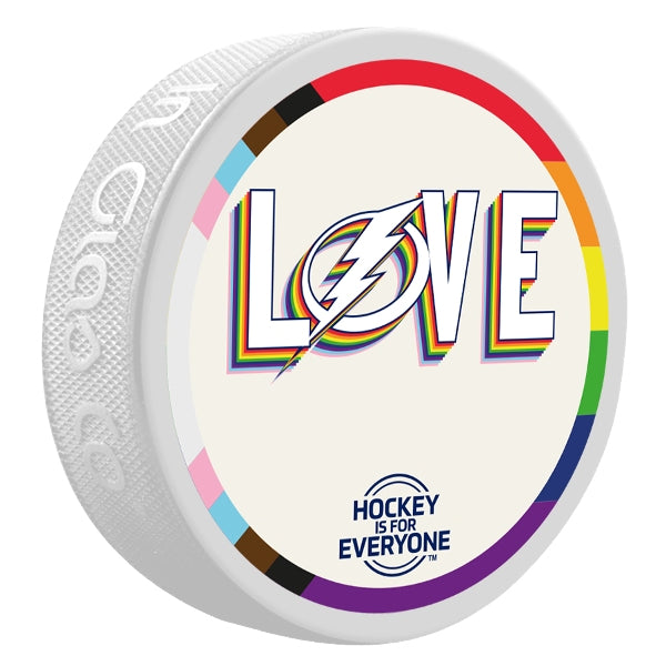 Tampa Bay Lightning Limited Edition Pride LOVE Puck