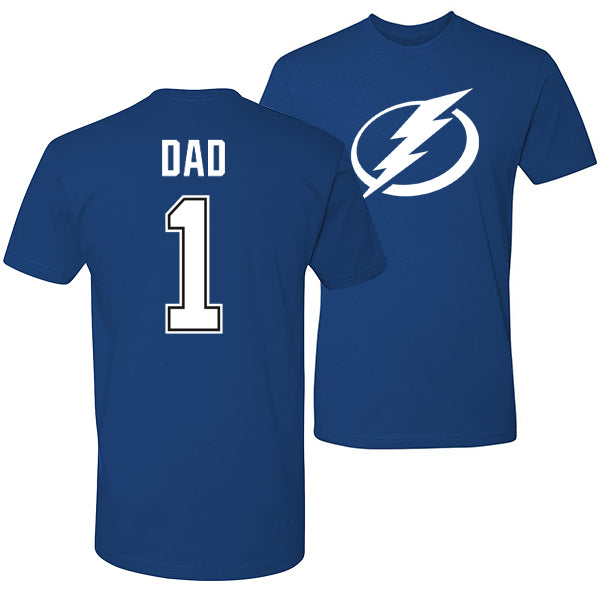 Men's Tampa Bay Lightning #1 DAD T-shirt (S ONLY)