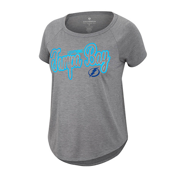 Women's Tampa Bay Lightning Colosseum Foil Print Editor Tee (S,M,L ONLY)