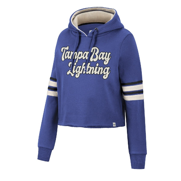 Women's Tampa Bay Lightning Cropped Hoody with Applique