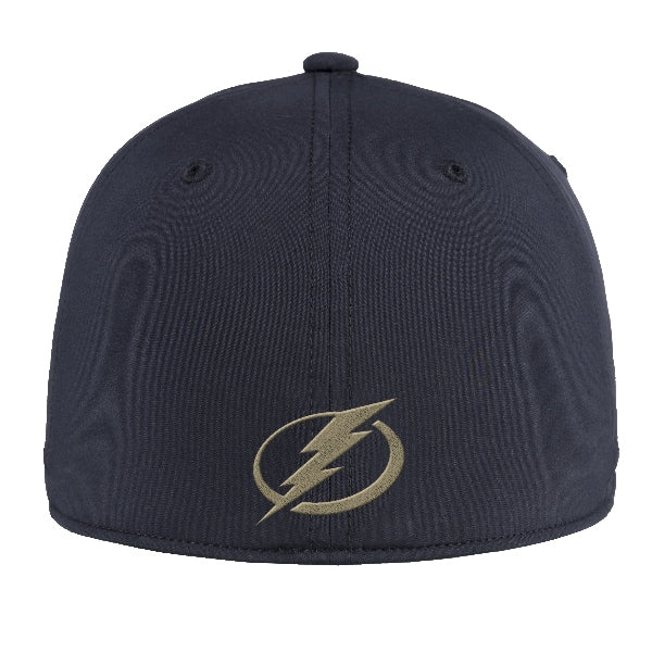 Tampa Bay Lightning adidas Military Appreciation Structured Flex-Fit Hat