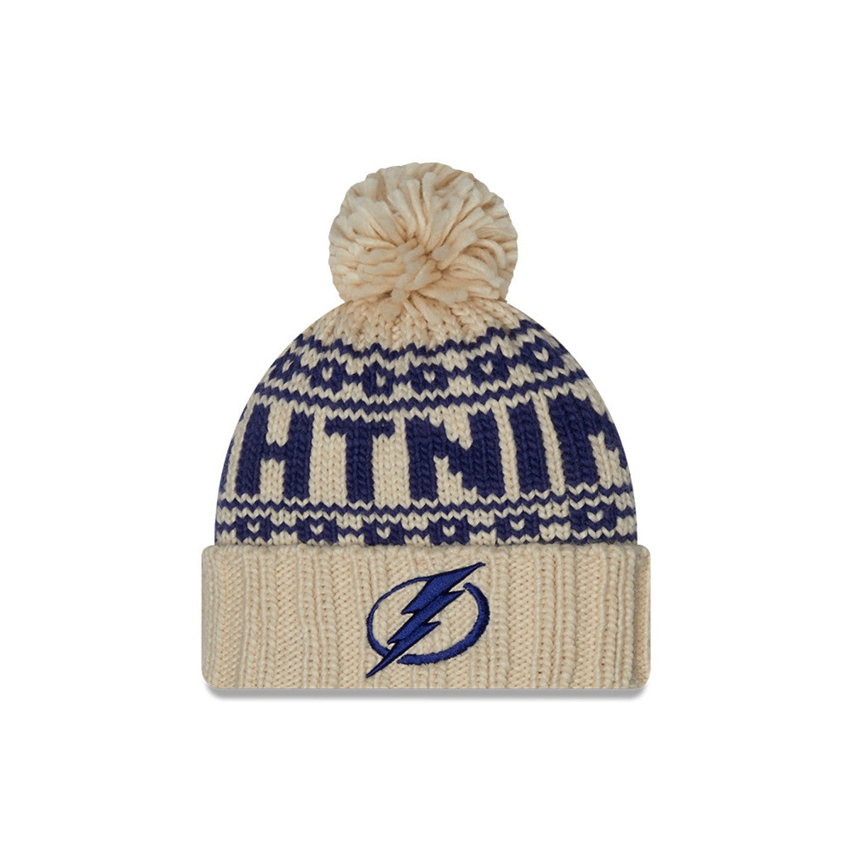 Women's Tampa Bay Lightning New Era Sport Cuff with Pom Knit Hat