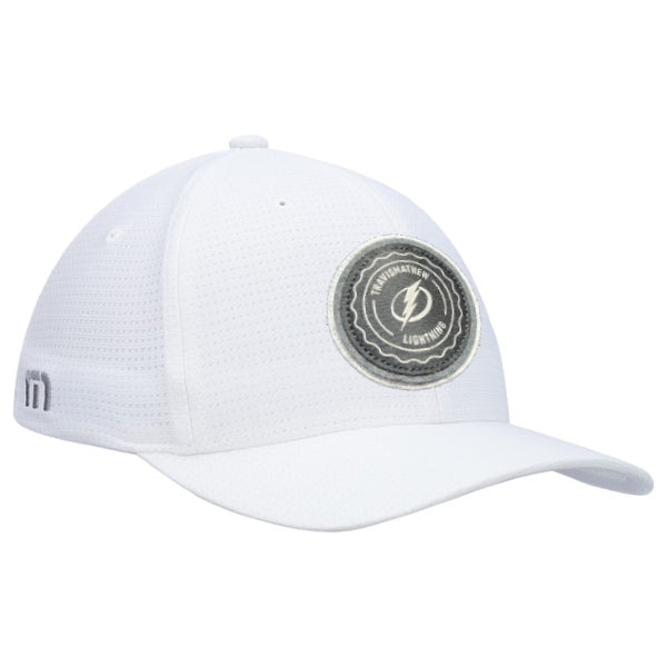 Tampa Bay Lightning TravisMathew White Nassau Flex-Fit Hat