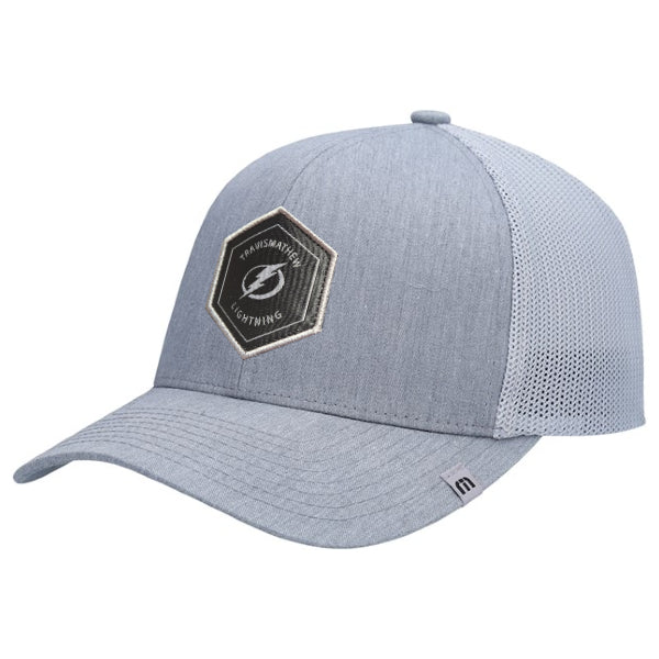 Tampa Bay Lightning TravisMathew Widder 2.0 Adjustable Meshback Light Grey Hat