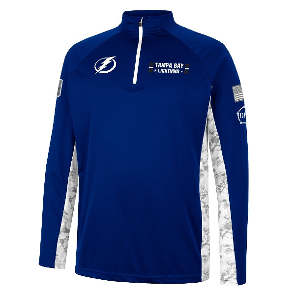 Men's Tampa Bay Lightning OHT Digital Camo Performance 1/4 Zip