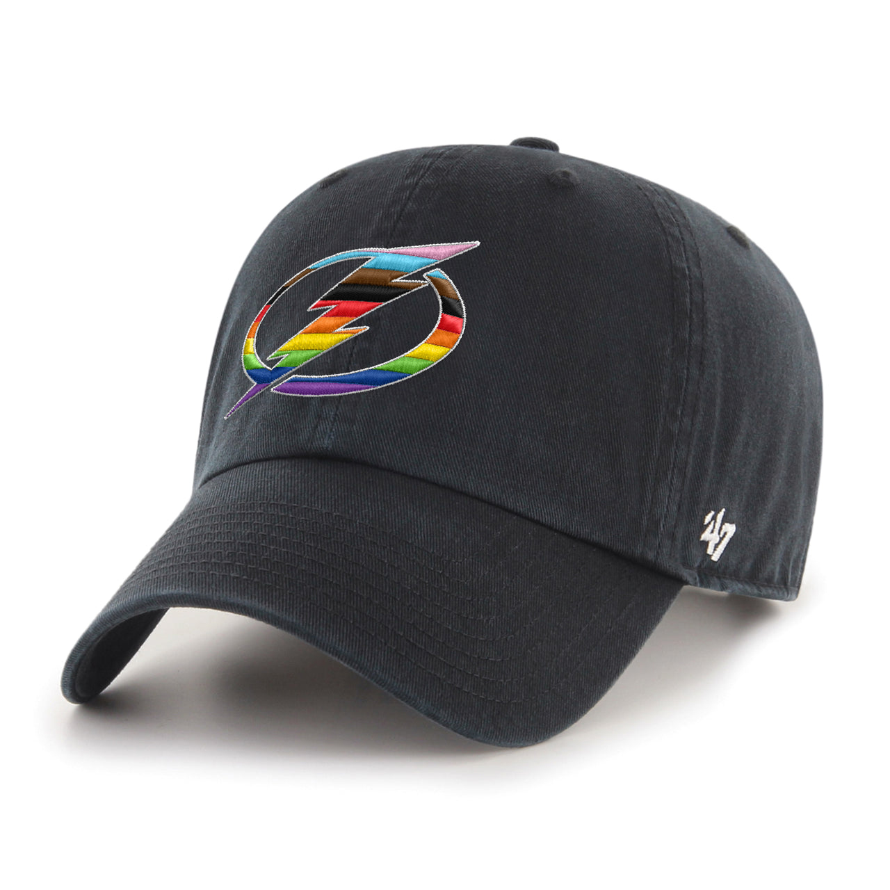 Tampa Bay Lightning '47 Black Pride Clean Up Hat