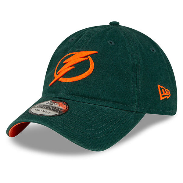 Tampa Bay Lightning New Era 9Twenty Green and Orange Adjustable Hat