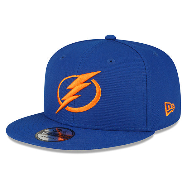 Lightning College Colors New Era 9Fifty Orange and Blue Adjustable Snapback Hat