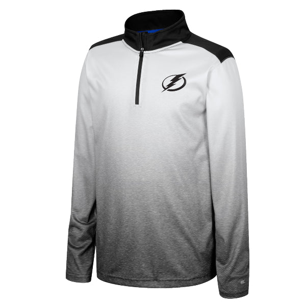 Youth Tampa Bay Lightning Marled Faded 1/4 Zip Windshirt