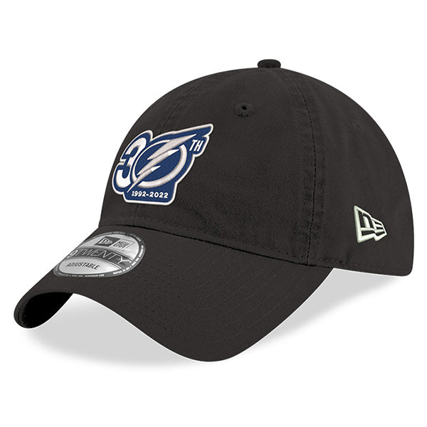 Tampa Bay Lightning New Era 9Twenty Adjustable Black 30th Anniversary Hat