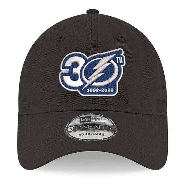 Tampa Bay Lightning New Era 9Twenty Adjustable Black 30th Anniversary Hat