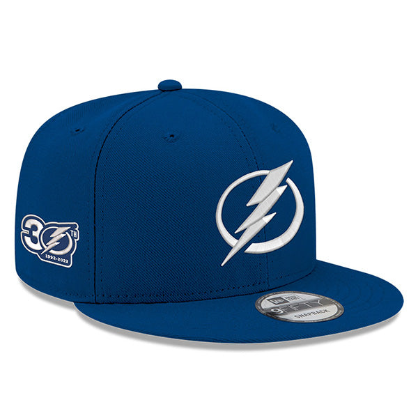 Tampa Bay Lightning New Era 9Fifty Snapback Royal 30th Anniversary Hat