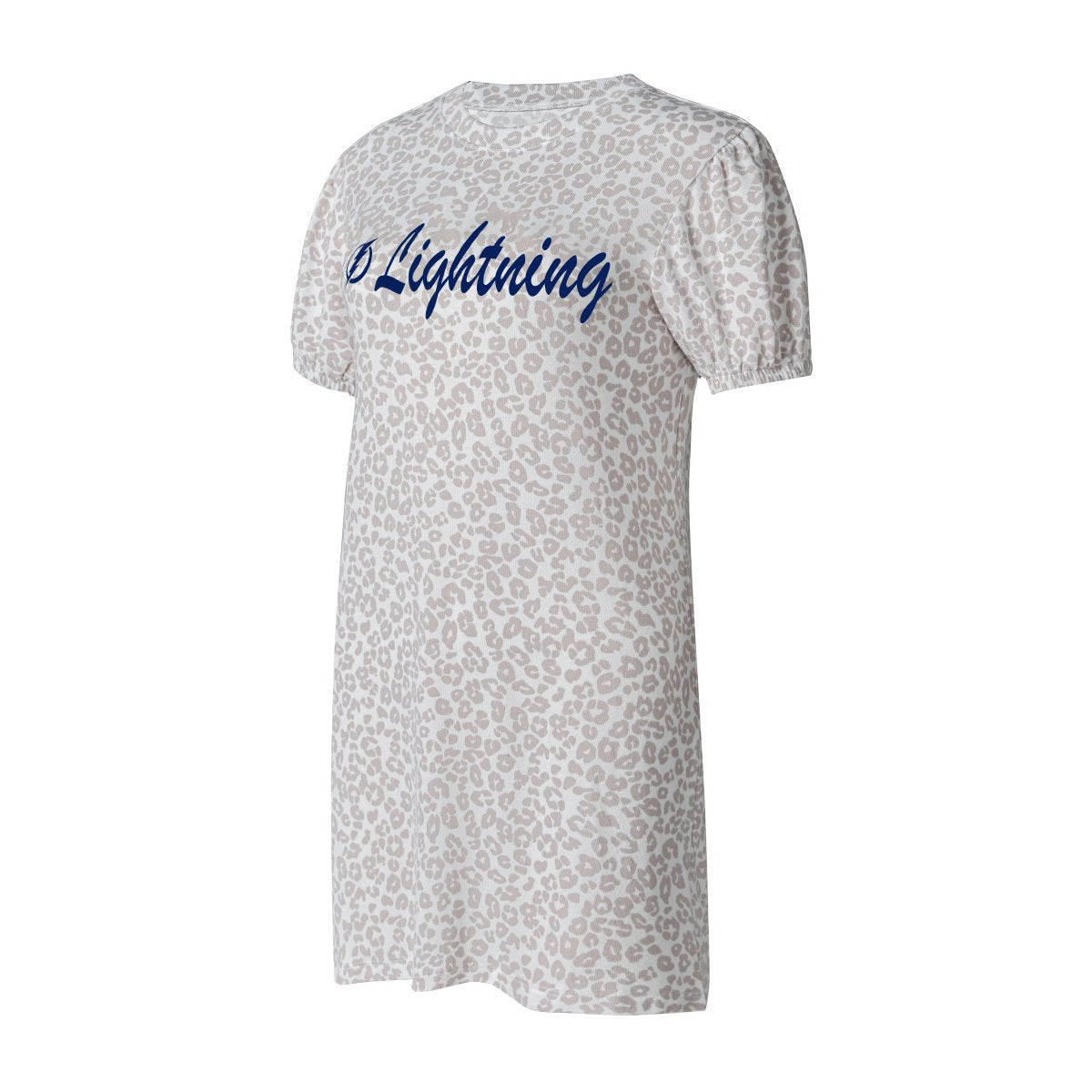 Women's Tampa Bay Lightning Cheetah Print Nightshirt