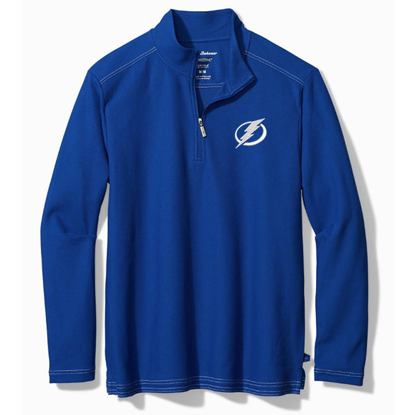 Men's Tampa Bay Lightning Tommy Bahama Emfielder Half Zip