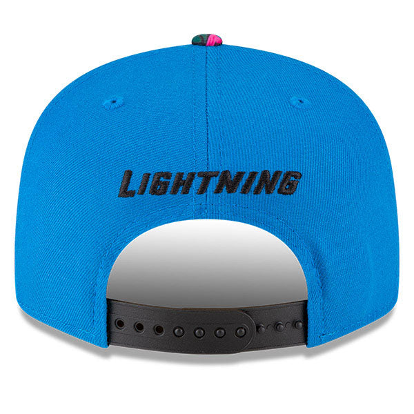 Tampa Bay Lightning New Era 9FIFTY Blue Floral Undervisor SnapbackHat