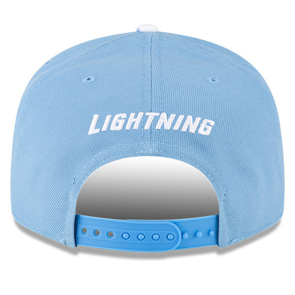 Tampa Bay Lightning New Era 9FIFTY Light Blue Floral Undervisor SnapbackHat