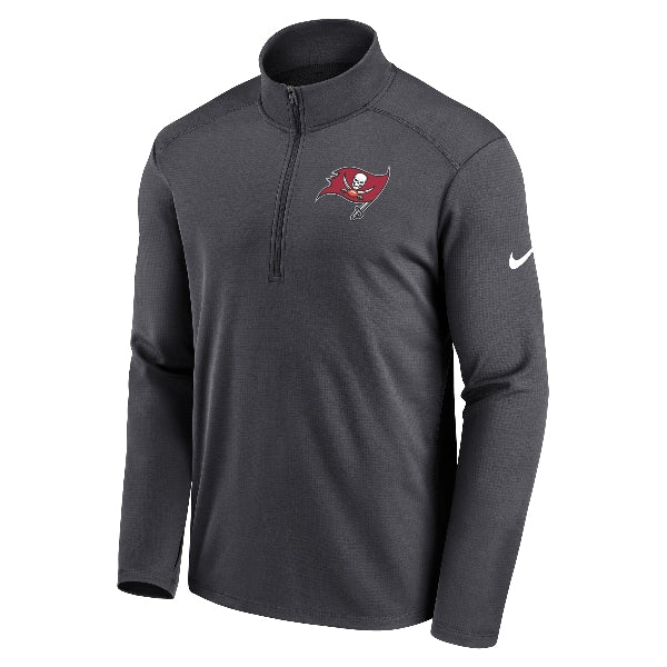 Men's Tampa Bay Buccaneers Nike Pacer Performance Half Zip