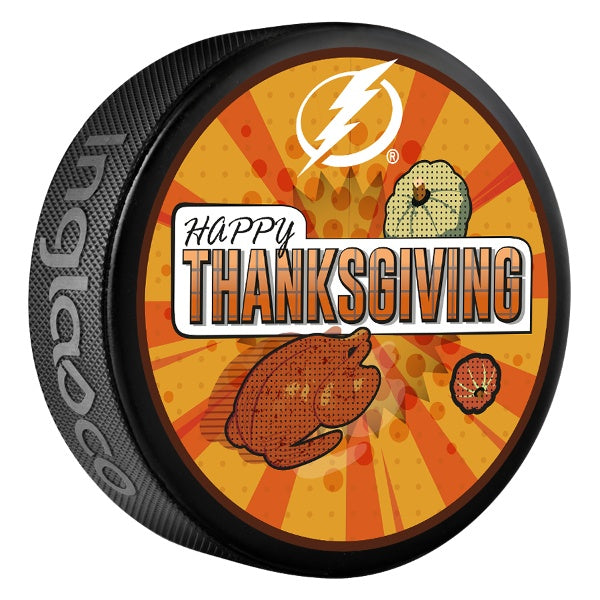 Tampa Bay Lightning Limited Edition Thanksgiving Puck