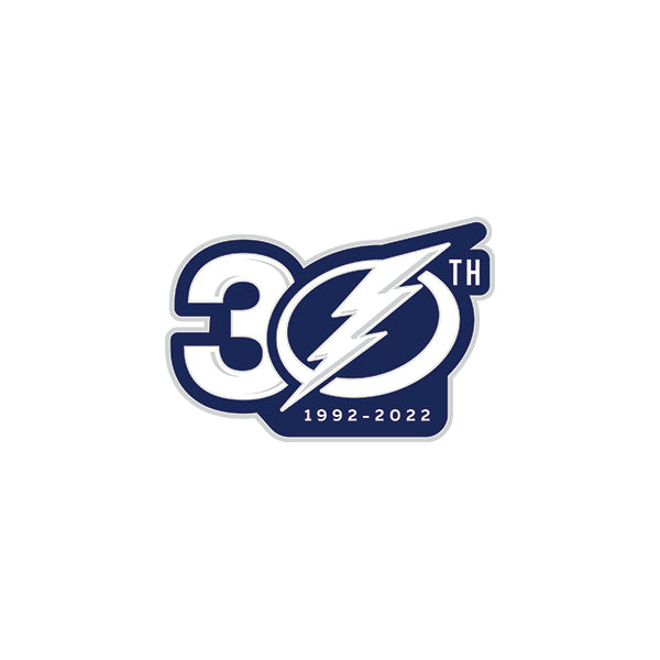 Tampa Bay Lightning 30th Anniversary Collector's Lapel Pin