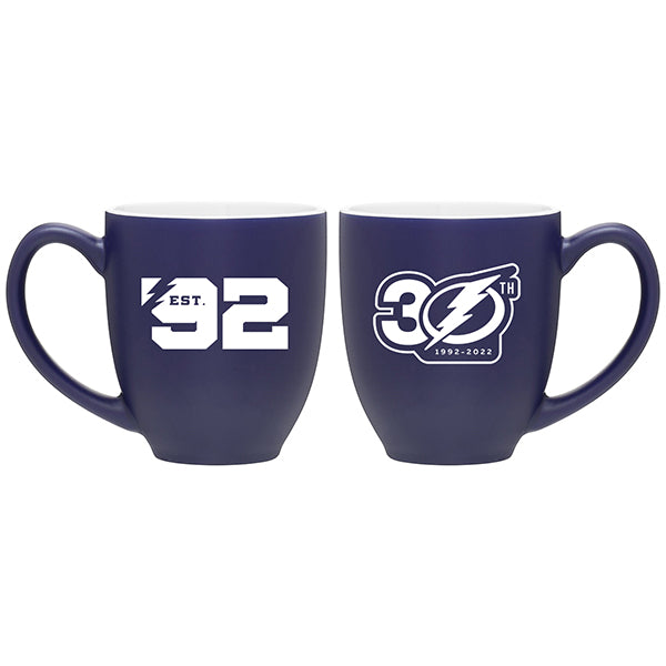 Tampa Bay Lightning 30th Anniversary 15oz Bistro Coffee Mug