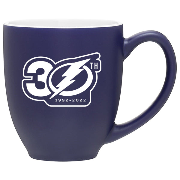 Tampa Bay Lightning 30th Anniversary 15oz Bistro Coffee Mug