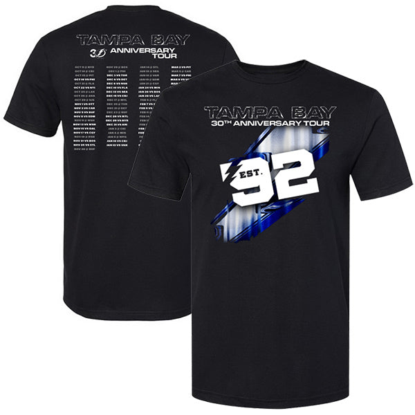 Men's Tampa Bay Lightning 30th Anniversary Tour Tee (SMALL ONLY)
