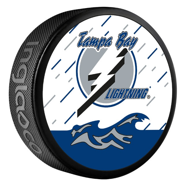 Tampa Bay Lightning Limited Edition Reverse Retro 2022 Rain Puck